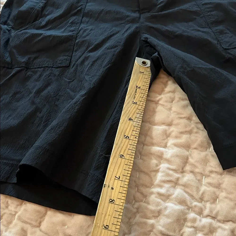 Athleta Shorts Womens 6 Black Trekkie Ripstop Hiking Trails Camping Safari 8